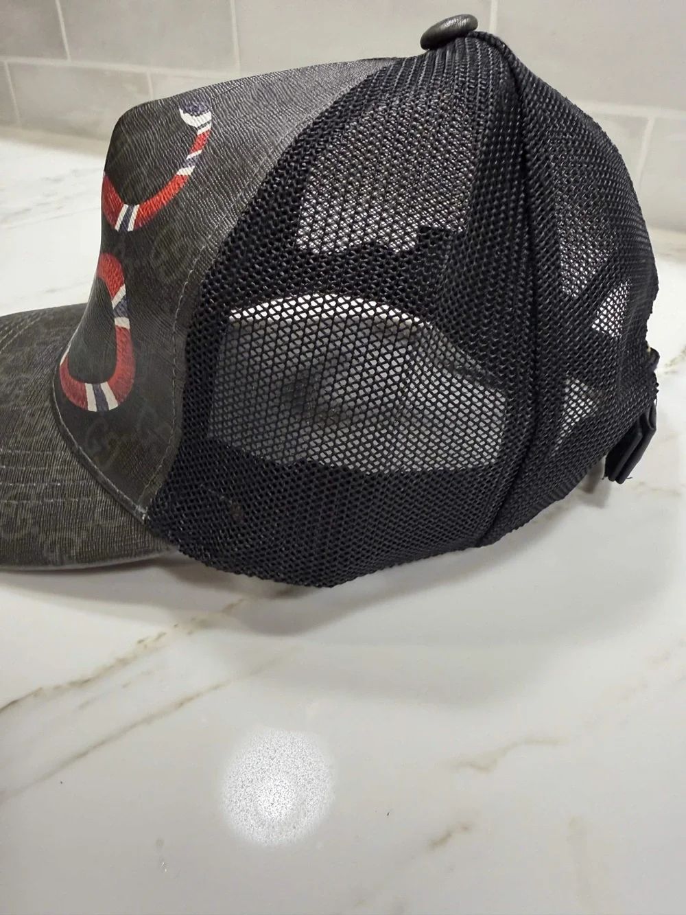 Gucci Kingsnake GG Print Spreme Cap